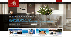 Desktop Screenshot of luxuryinsouthernafrica.com